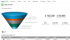 Sage CRM screenshot 2